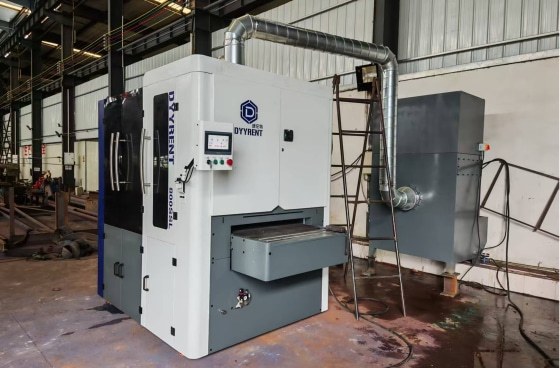 金属去毛刺机安装展示